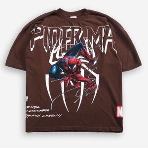 New Civil Regime MARVEL SPIDERMAN WEBS 199X OVERSIZED TEE SHIRT